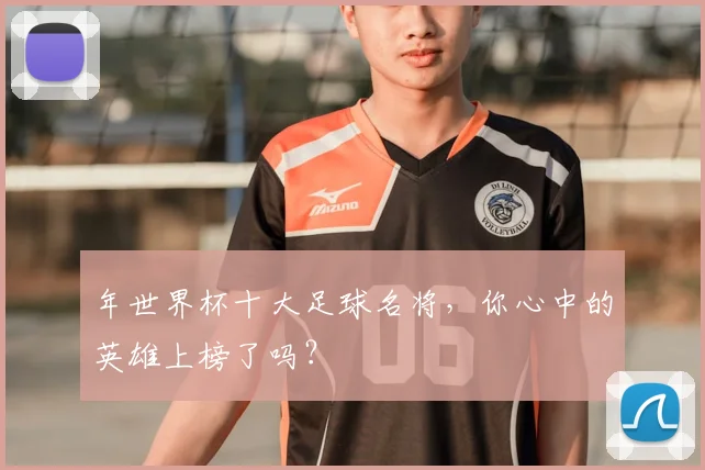 年世界杯十大足球名将，你心中的英雄上榜了吗？